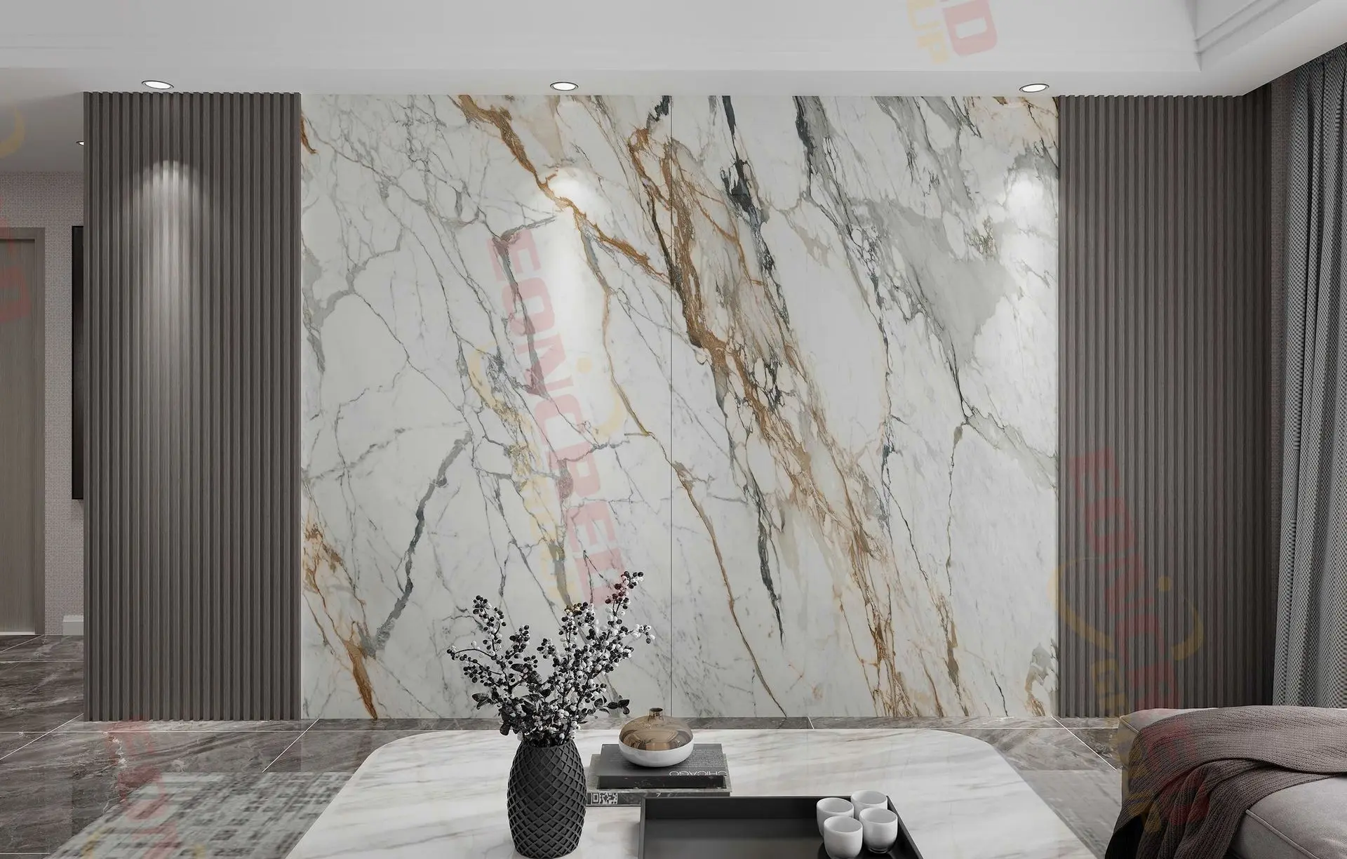 ambiente salón panel spc