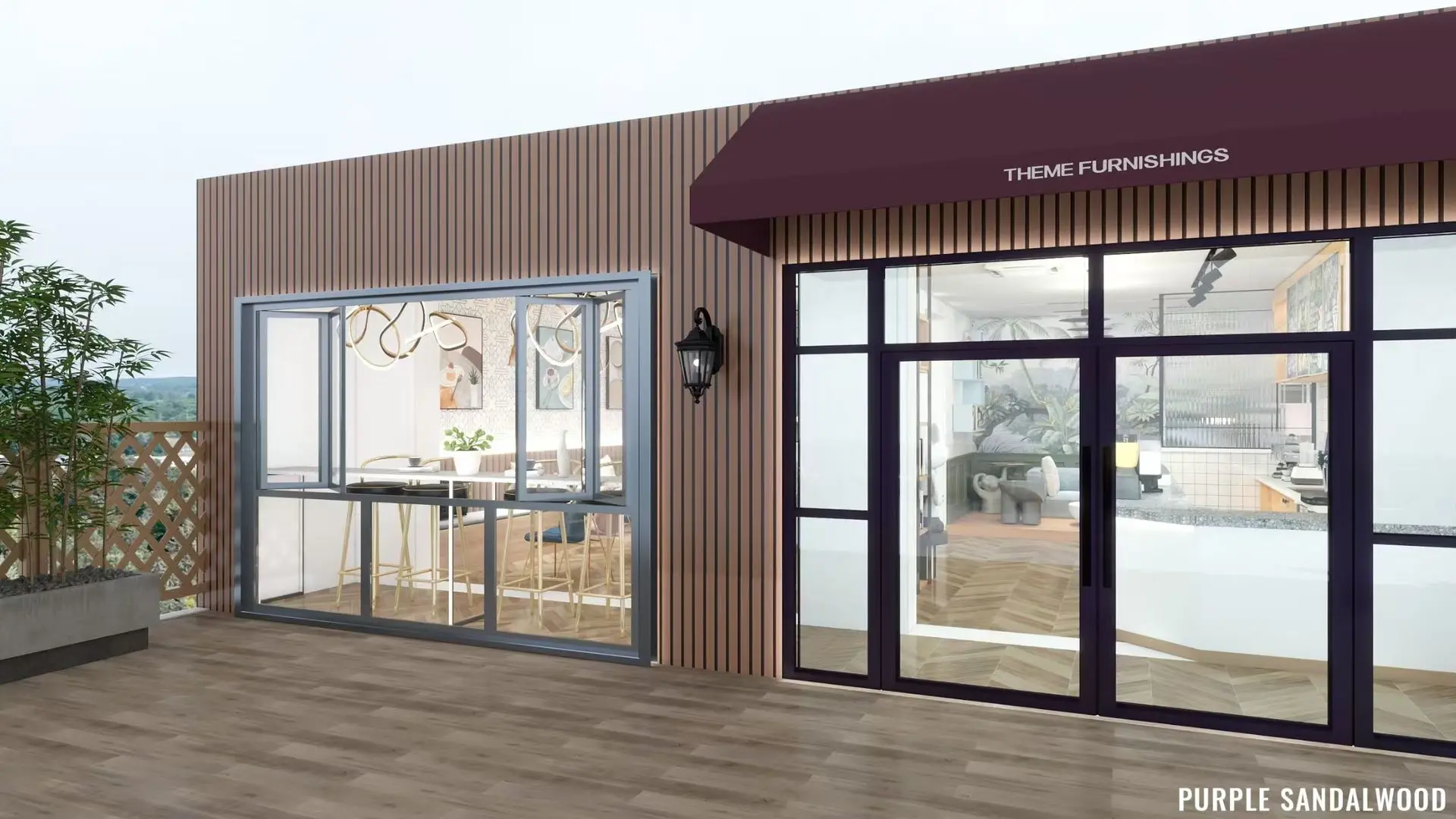 ambiente exterior con panel wpc outdoor sevilla